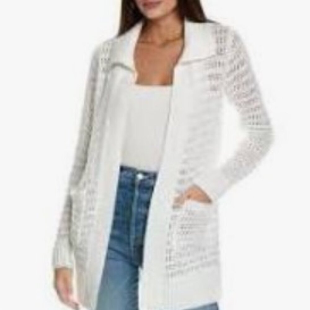 Cabi Open Stitch Cardigan #6237 Size Small